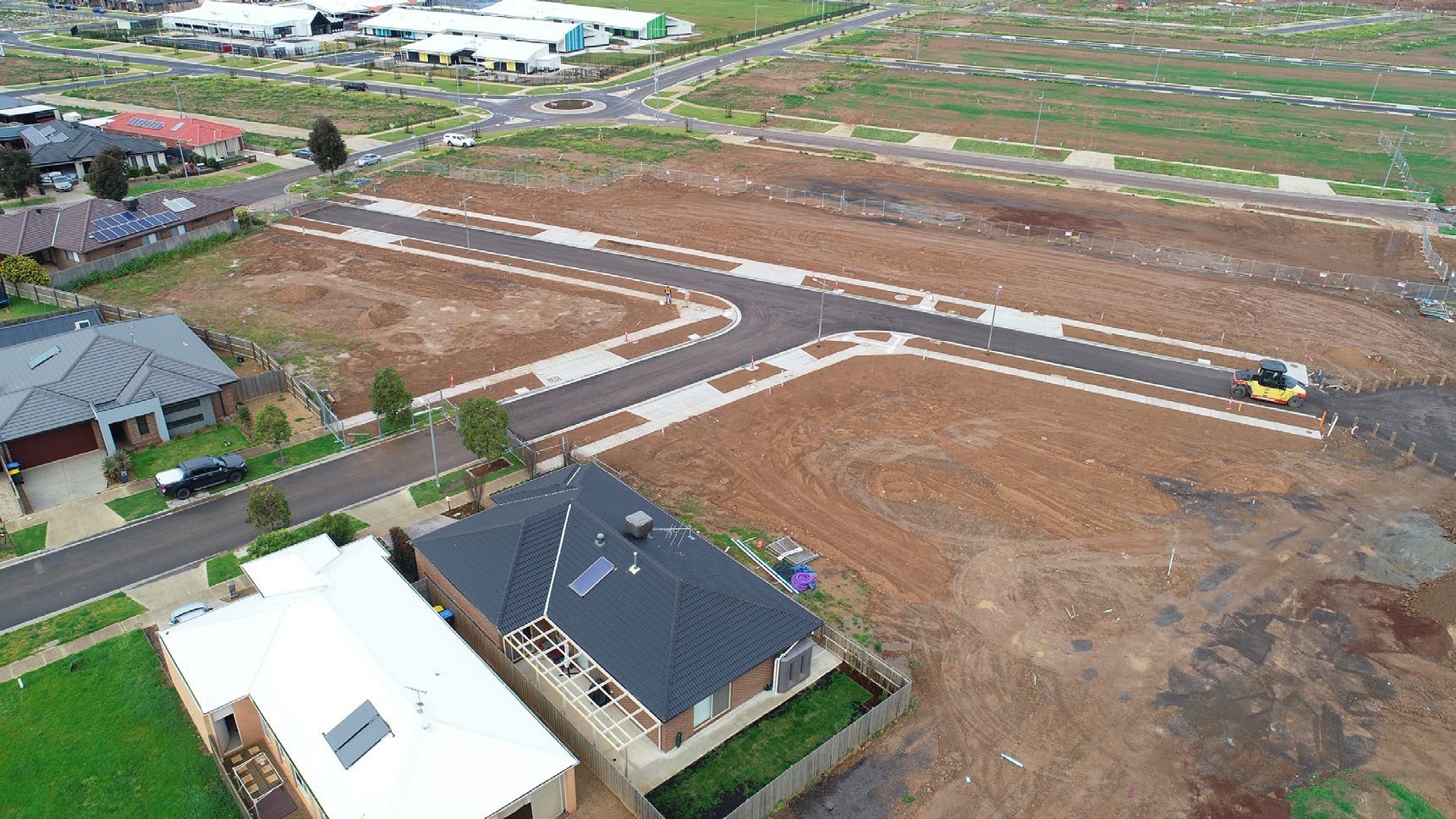 Drone photo of Stage 23A taken on 6 July 2020